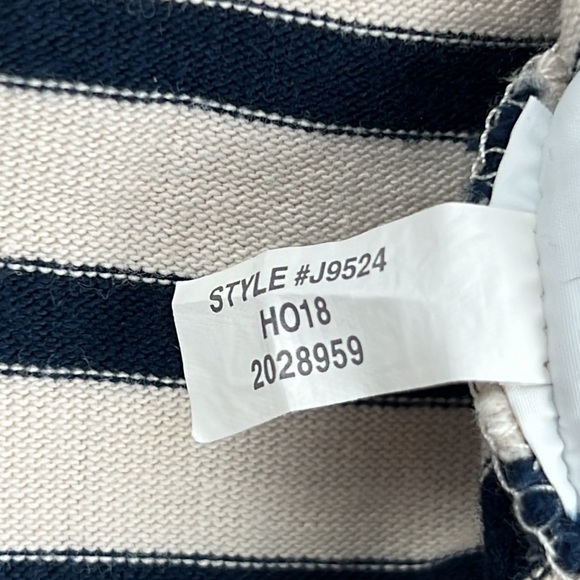 Madewell Ivory/Navy Stripped Long Sleeve Sz:Small - Picture 7 of 7